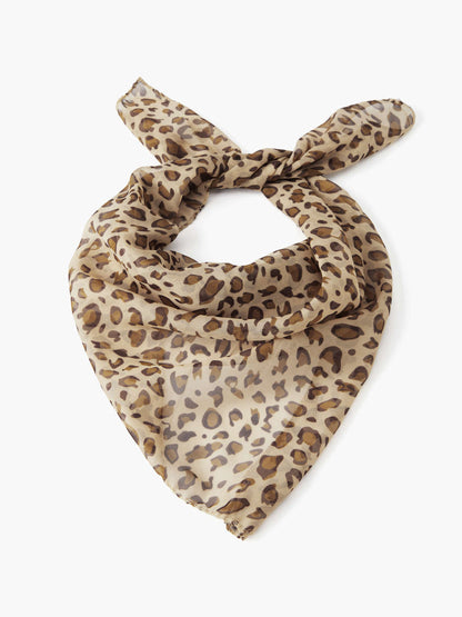 Aanya | Leopard Square Scarf