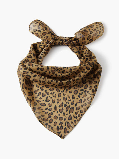 Aanya | Leopard Square Scarf