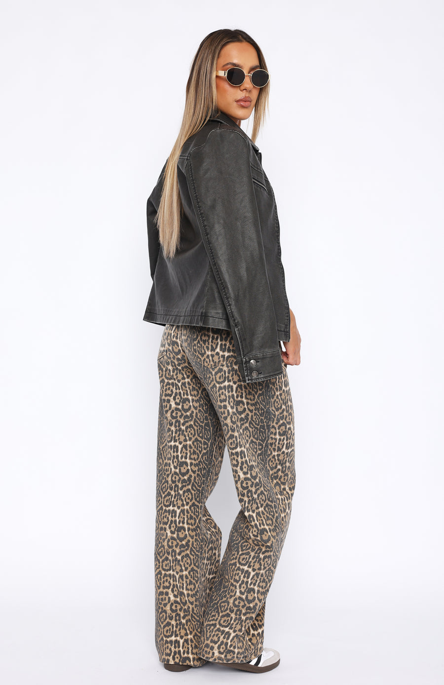 Emily | Trendy Leopard Jeans